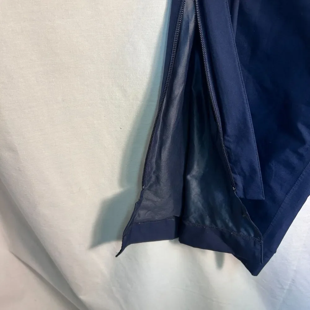 VTG Zero Restriction Navy Gore-Tex Shell Waterproof Outdoor Golf Pants Size L